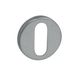 Bocchetta tonda minimale in acciaio foro chiave Fimet Inox