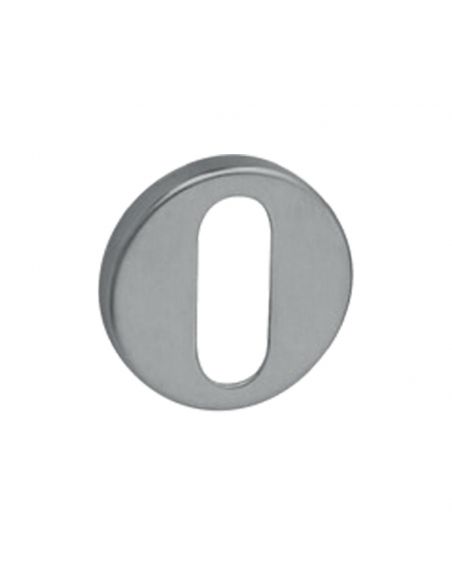 Bocchetta tonda minimale in acciaio foro chiave Fimet Inox
