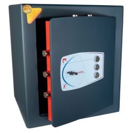 Cassaforte a mobile con chiave e combinazione Technomax Gold Moby Diplo GMD/7
