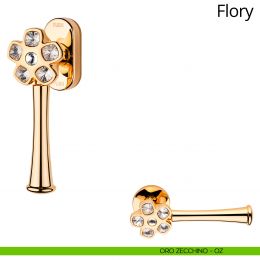 Maniglia Swarovski per finestra martellina DK SmartBlock Flory Linea Calì 2