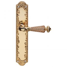 Maniglia Swarovski con placca 1395 per porta Jewel Linea Calì