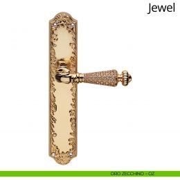 Maniglia Swarovski con placca 1397 per porta Jewel Linea Calì 2