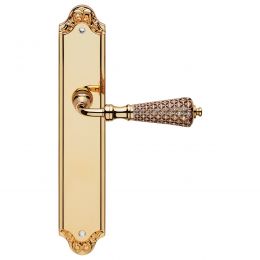 Maniglia Swarovski con placca per porta Sogno Linea Calì