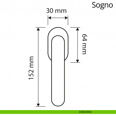 Maniglia Swarovski per finestra martellina DK Sogno Linea Calì disegno