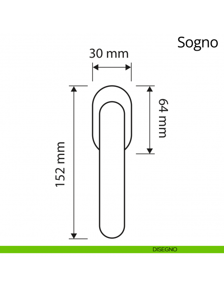 Maniglia Swarovski per finestra martellina DK Sogno Linea Calì disegno