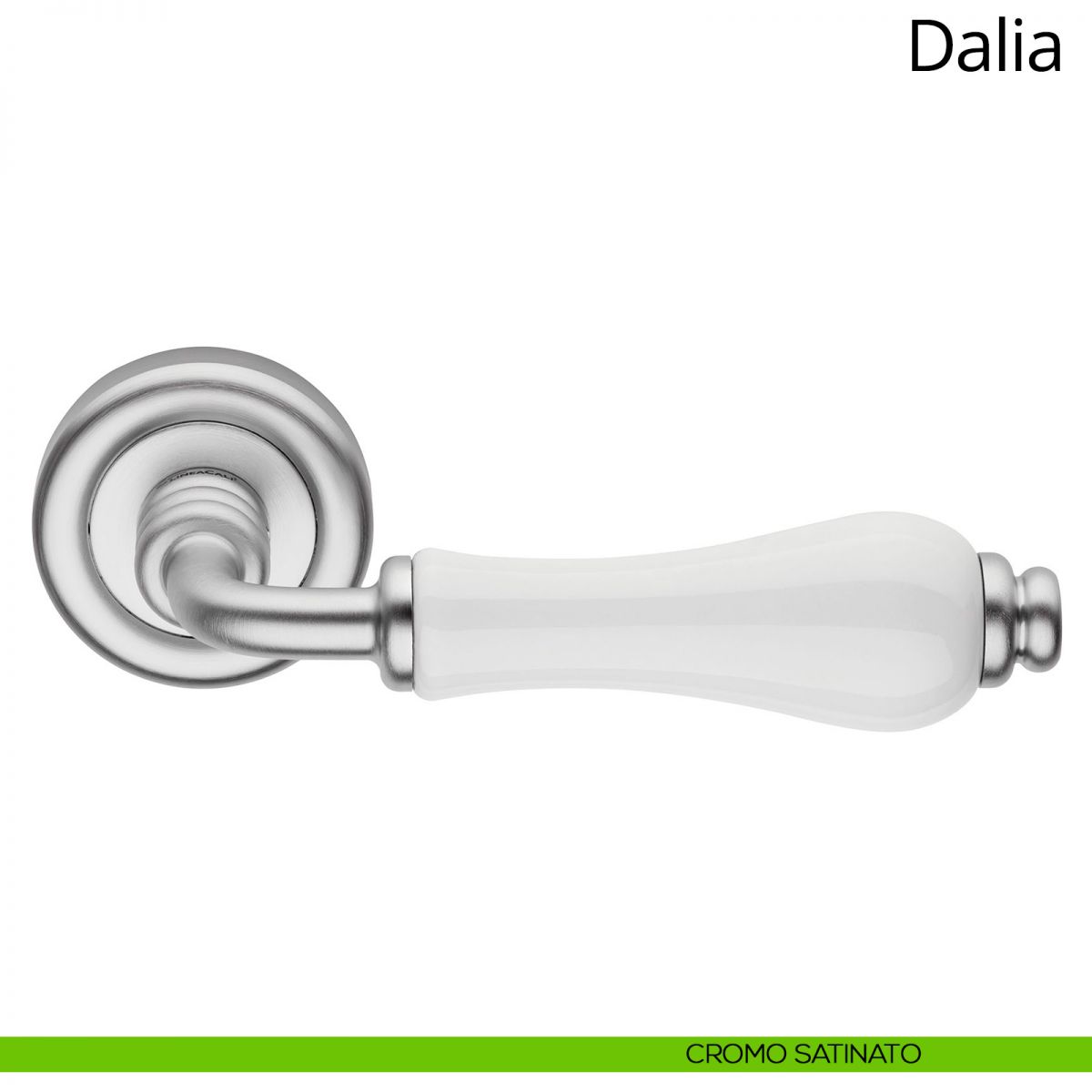 Maniglia Porcellana Champagne Per Porta Metal Style 19138 • Maniglie Design - Foto 3