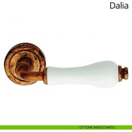 Maniglia porcellana bianca Dalia Linea Calì 2