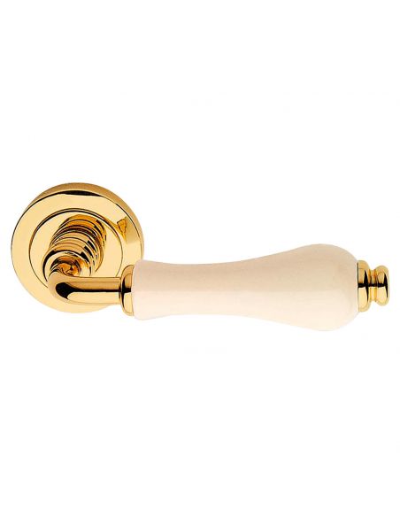 Maniglia porcellana avorio Dalia Linea Calì