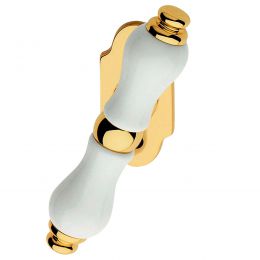 Maniglia porcellana bianca per finestra martellina Dalia Linea Calì