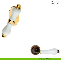 Maniglia porcellana bianca per finestra martellina Dalia Linea Calì 2