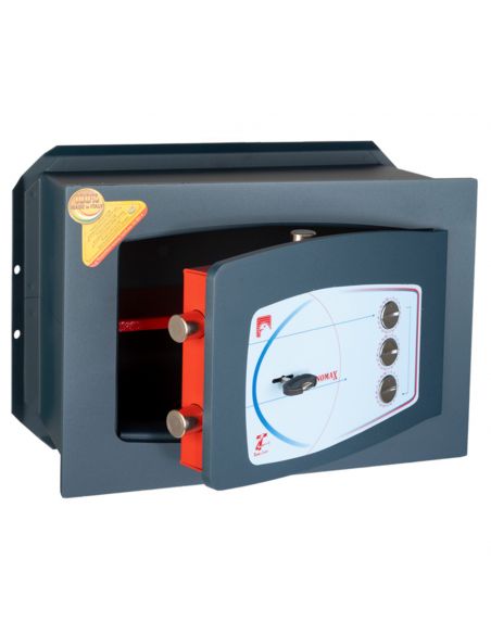 Cassaforte Technomax Gold Diplo GD/4L con chiave e combinatore da muro