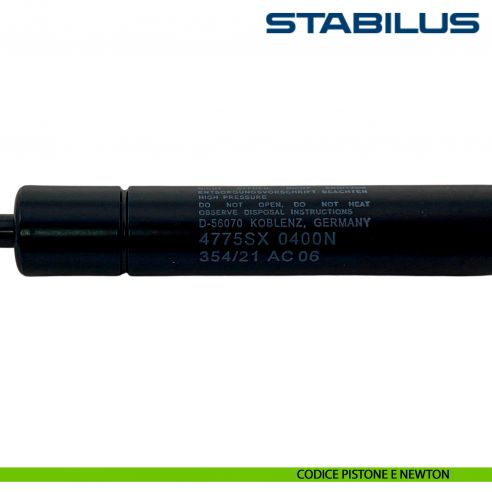 Molla a gas per Vela Effegibrevetti Stabilus Lift-o-Mat 400 Newton