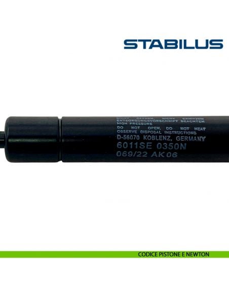 Molla a gas per Vela Effegibrevetti Stabilus Lift-o-Mat 350 Newton