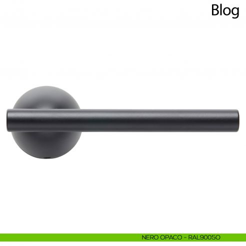 Maniglia per porta Blog Comit nero opaco