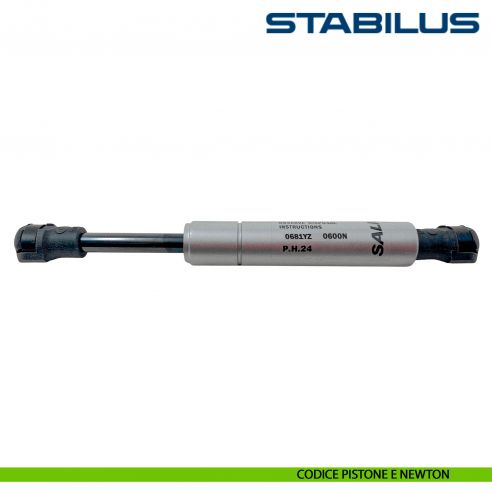 Pistone a gas per movimento Lift Salice Stabilus Hydro-Lift 600 Newton