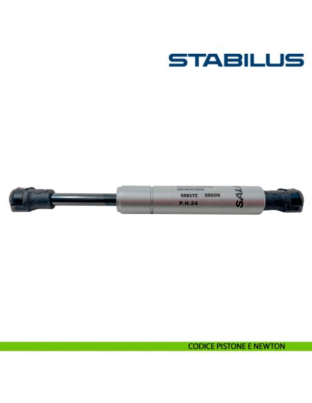 Pistone a gas per movimento Lift Salice Stabilus Hydro-Lift 600 Newton