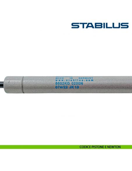 Pistone a gas per movimento Lift Salice Stabilus lift-o-mat 200 Newton