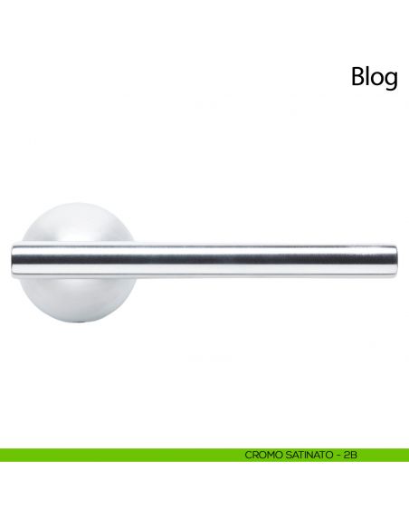 Maniglia per porta Blog Comit cromo satinato