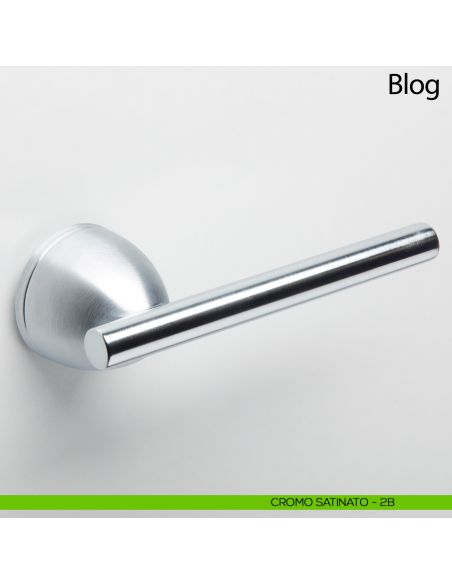Maniglia per porta Blog Comit cromo satinato anteprima
