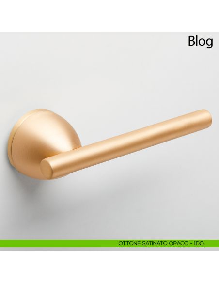 Maniglia per porta Blog Comit ottone satinato opaco anteprima