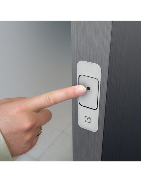 Sistema di blocco magnetico Push & Go Evo Celegon per porte a doppia anta