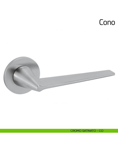 Maniglia per porta Cono Olivari cromo satinato