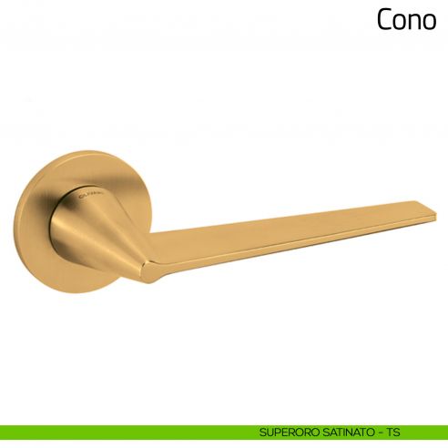 Maniglia per porta Cono Olivari superoro satinato