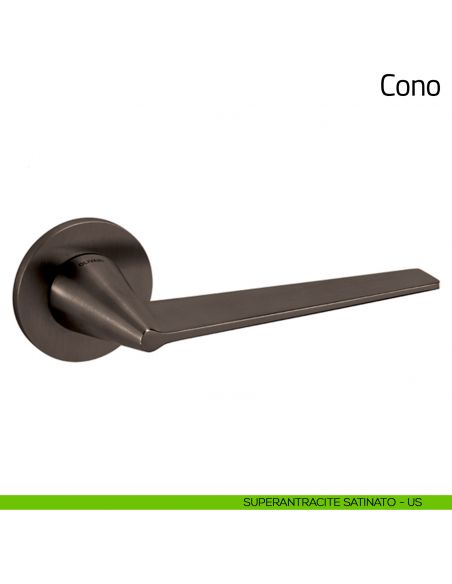 Maniglia per porta Cono Olivari superantracite satinato