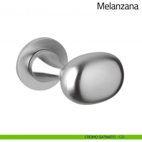 Maniglia per porta Melanzana Olivari cromo satinato