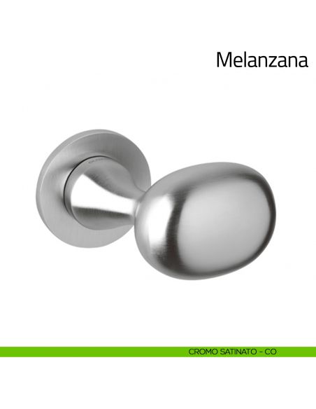 Maniglia per porta Melanzana Olivari cromo satinato