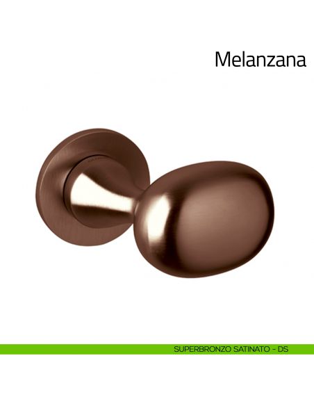 Maniglia per porta Melanzana Olivari superbronzo satinato