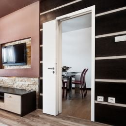 Meccanismo per porta a libro pieghevole Compack Living 180° Celegon 2