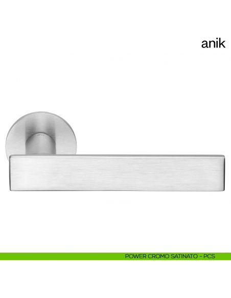 Maniglia per porta Anik dnd Handles power cromo satinato