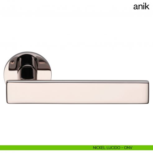 Maniglia per porta Anik dnd Handles nickel lucido