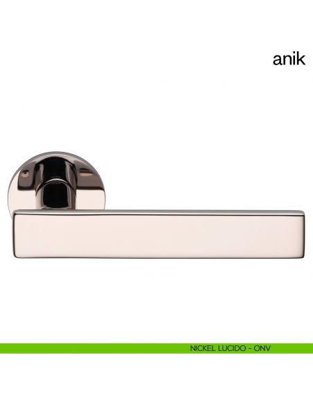 Maniglia per porta Anik dnd Handles nickel lucido