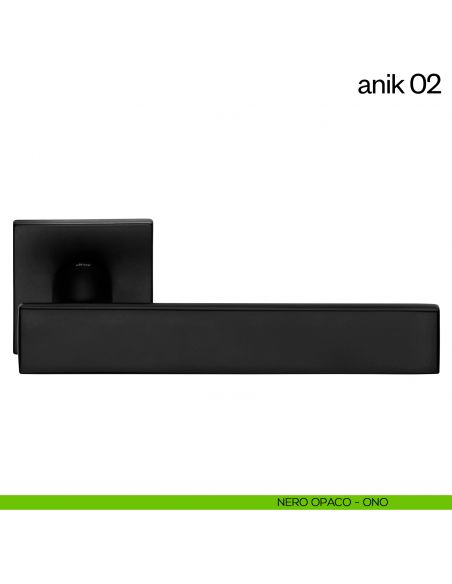 Maniglia per porta Anik 02 dnd Handles nero
