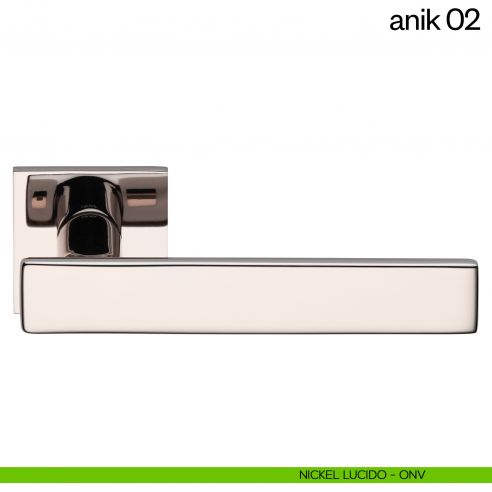 Maniglia per porta Anik 02 dnd Handles nickel lucido