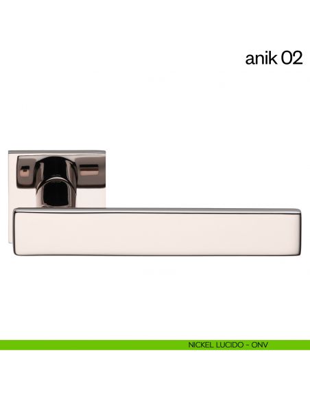 Maniglia per porta Anik 02 dnd Handles nickel lucido