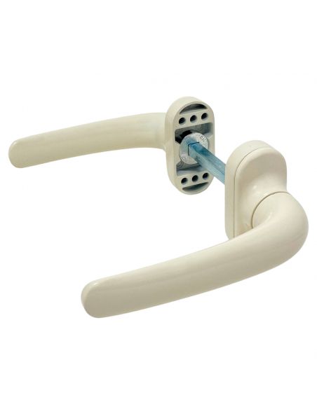 Maniglia per porta in alluminio beige RAL 1013 Flora Nuova Dalbama