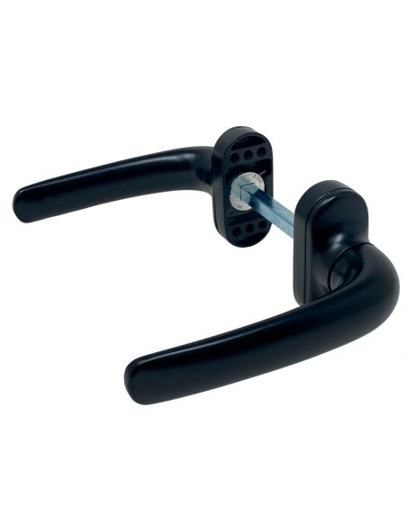 Maniglia nera RAL 9005 in alluminio per porta Flora Nuova Dalbama