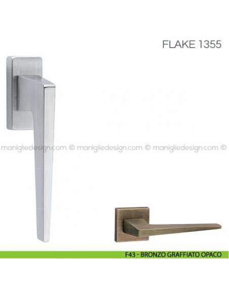 Maniglia per finestra martellina DK Flake Fimet Handles