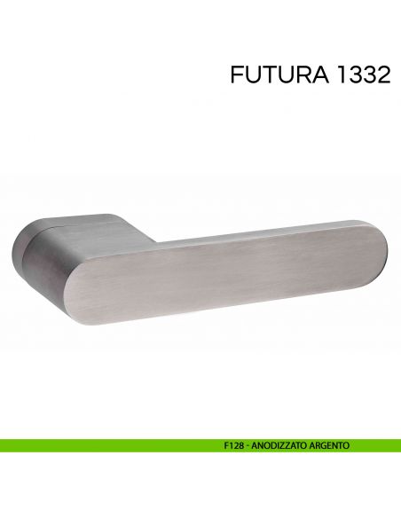 Maniglia per porta Futura 1332 Fimet Handles - F218 Anodizzato Argento