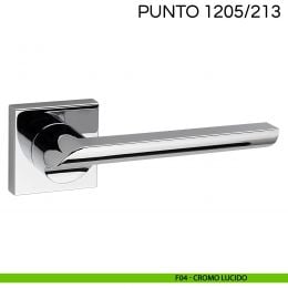Maniglia per porta Punto Fimet Handles con rosetta quadrata 2
