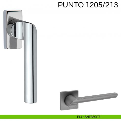 Maniglia per finestra martellina DK Punto Fimet Handles F15 - antracite