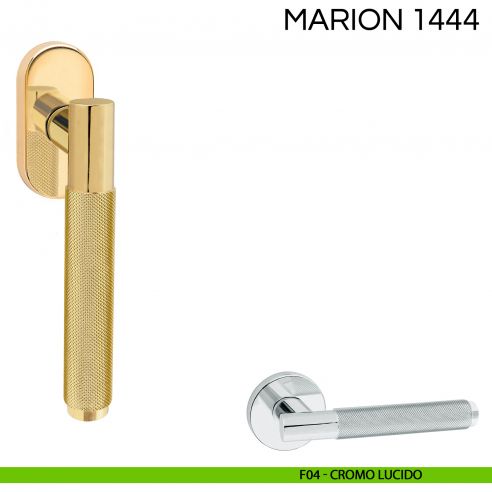 Maniglia per finestra martellina DK Marion Fimet Handles F04 - cromo lucido