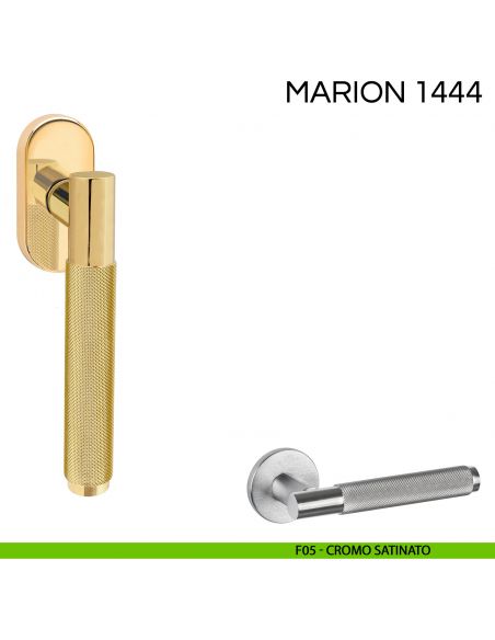 Maniglia per finestra martellina DK Marion Fimet Handles F05 - cromo satinato
