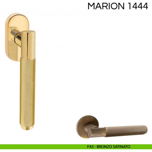 Maniglia per finestra martellina DK Marion Fimet Handles F43 - bronzo satinato