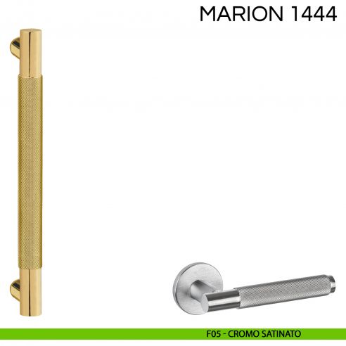 Maniglione tondo per porta Marion Fimet Handles F05 - cromo satinato