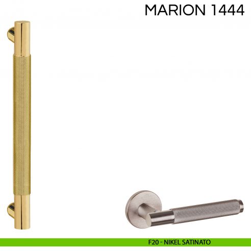 Maniglione tondo per porta Marion Fimet Handles F20 - nikel satinato