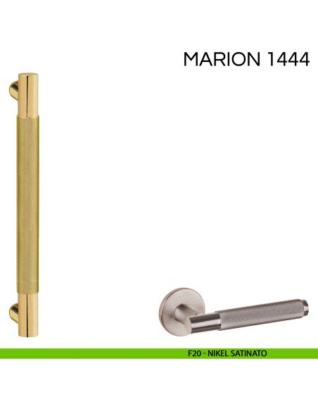 Maniglione tondo per porta Marion Fimet Handles F20 - nikel satinato